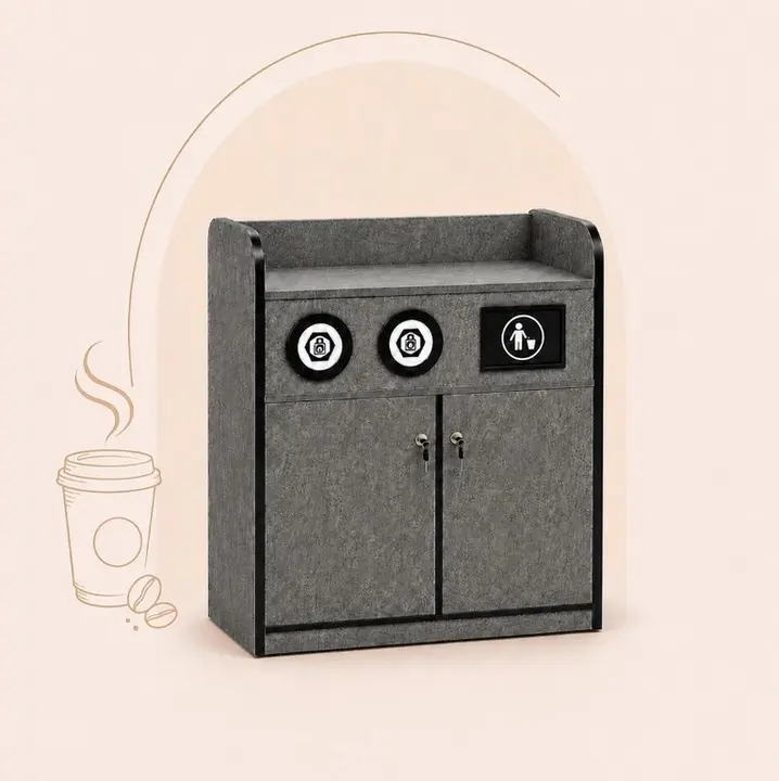 BusinessCoffeeStand(Цемент-темный V.3)-Собранная